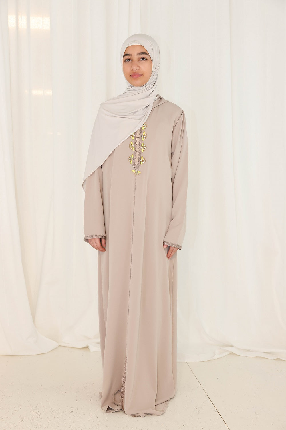 Nour Jellaba | Taupe