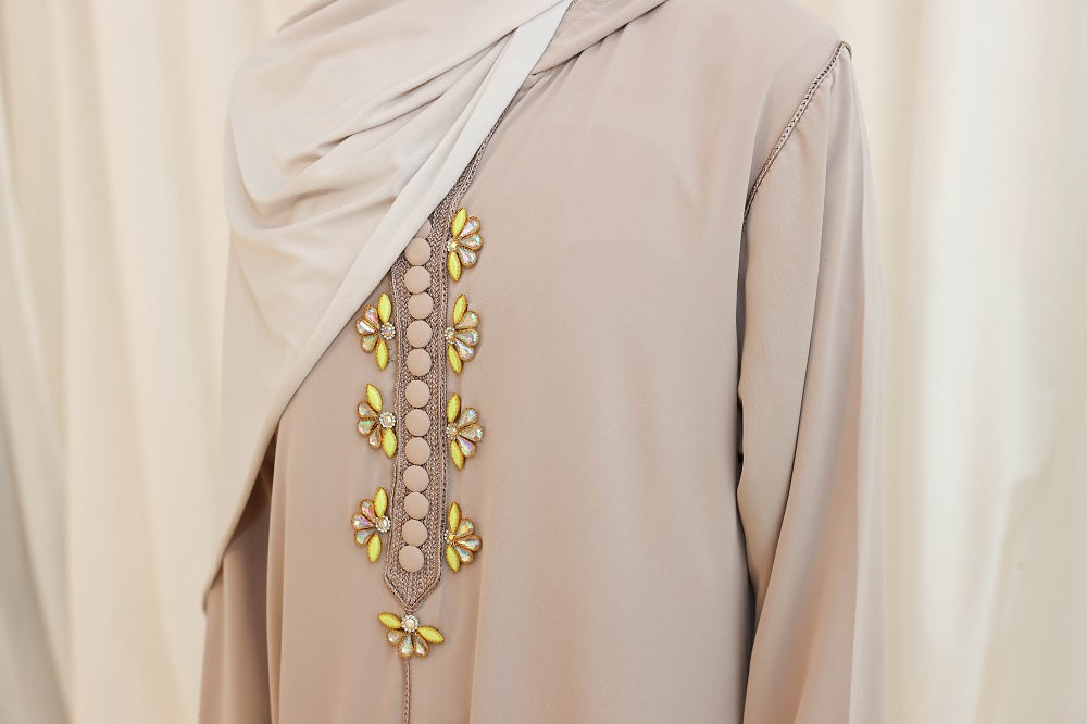 Nour Jellaba | Taupe