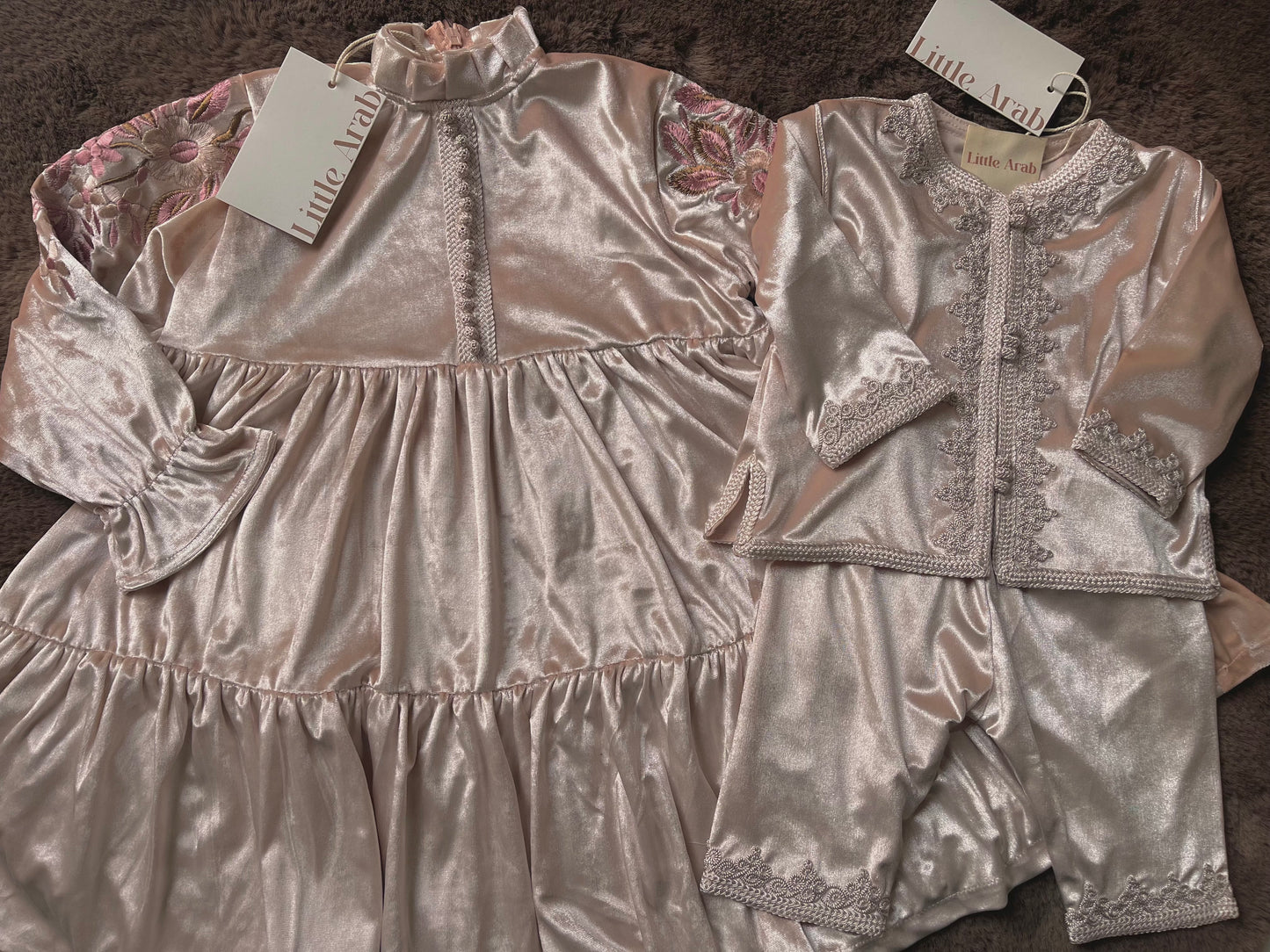 Ameerah Dress | Velvet Beige