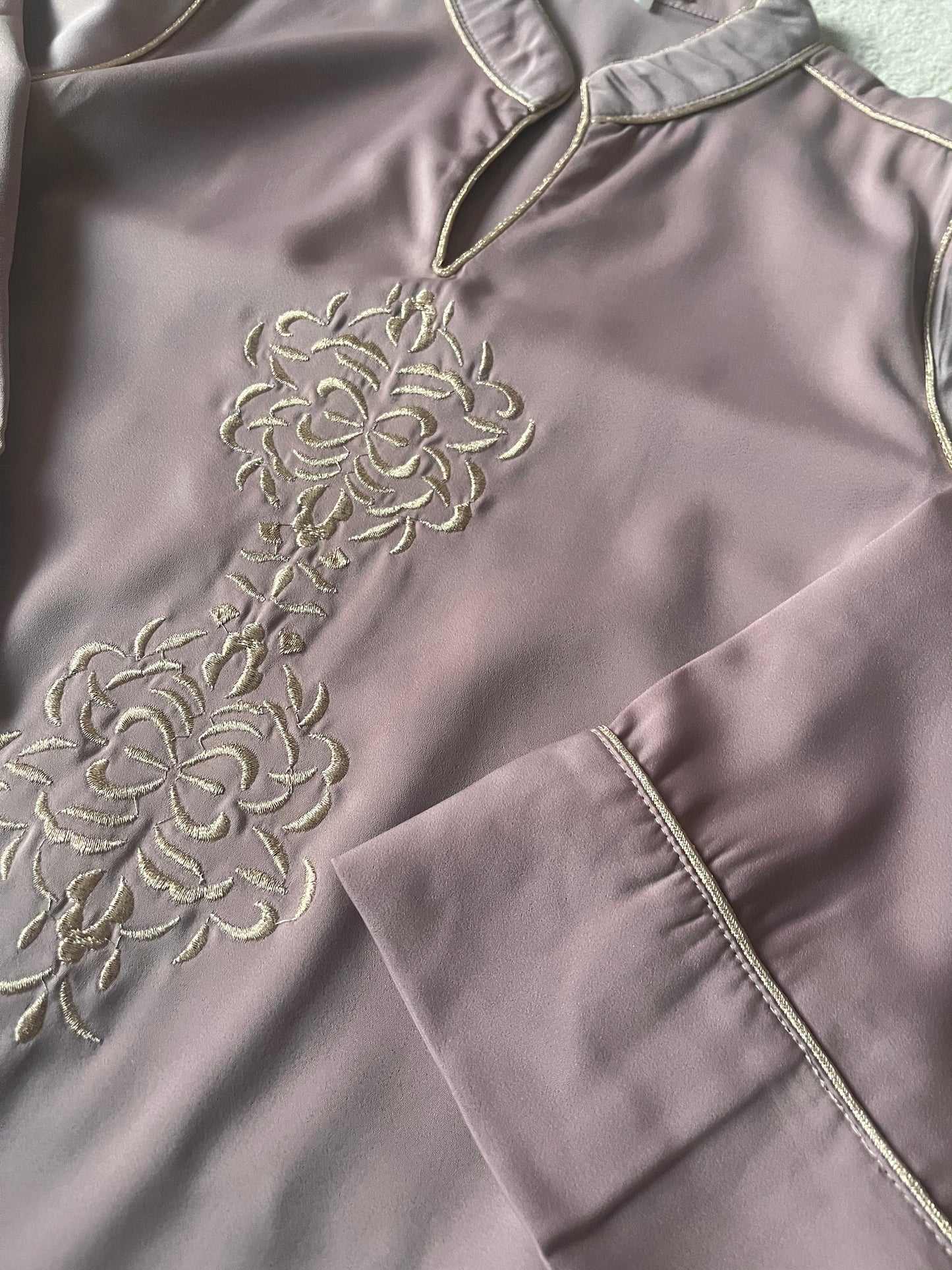 Noor Abaya | Kids | Dusty Mauve