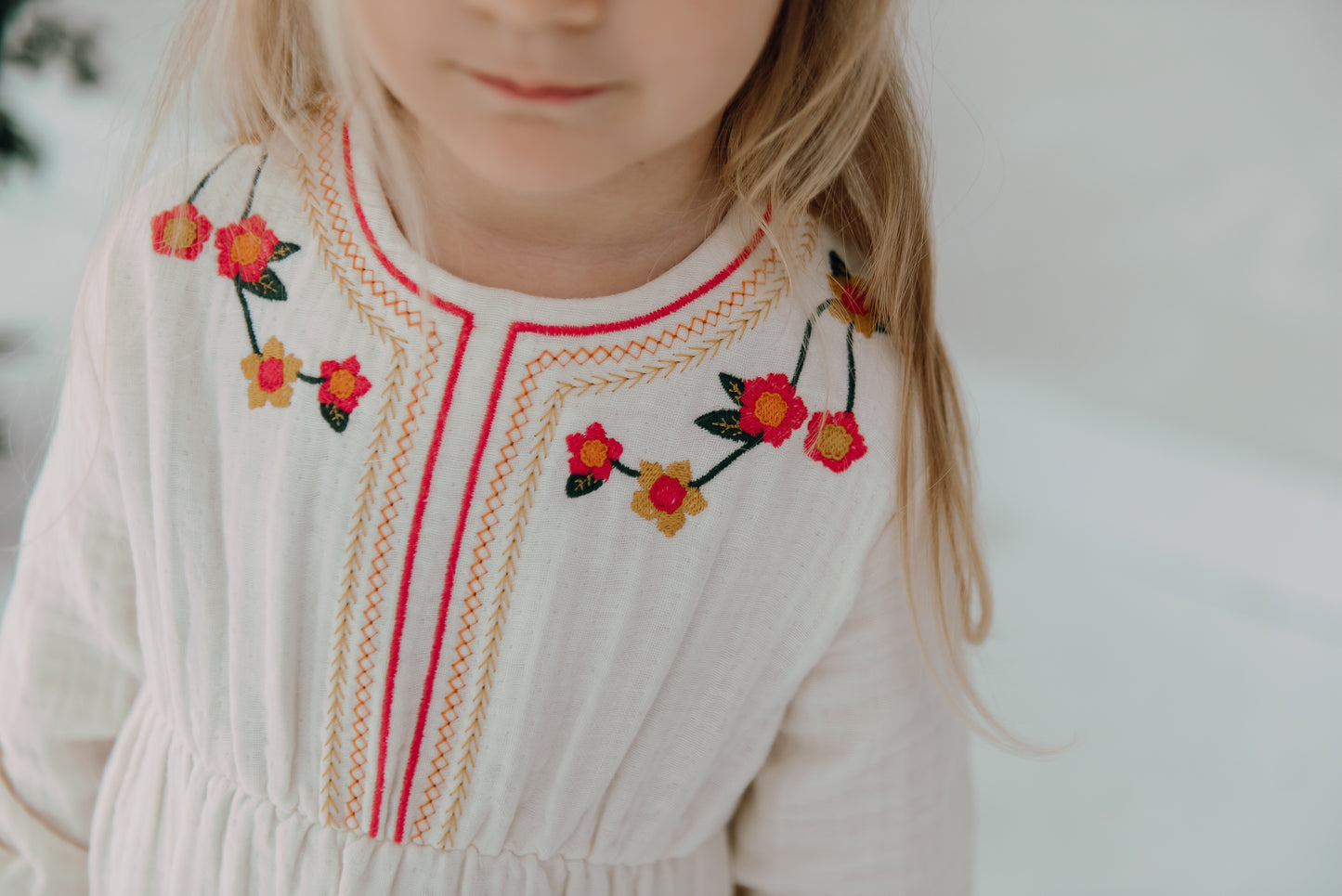 Layli Dress | Vanilla White