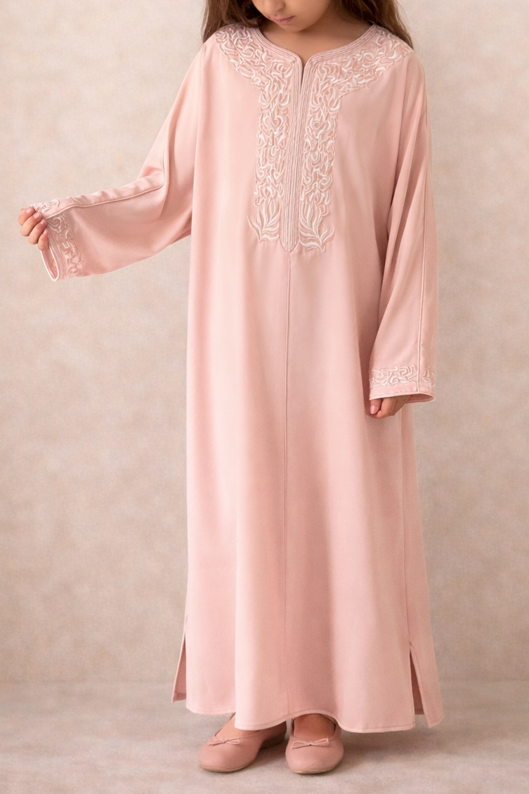 Yara Caftan | Kids | Soft Blush