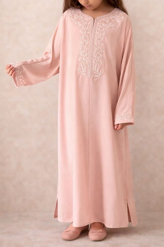 Yara Caftan | Kids | Soft Blush