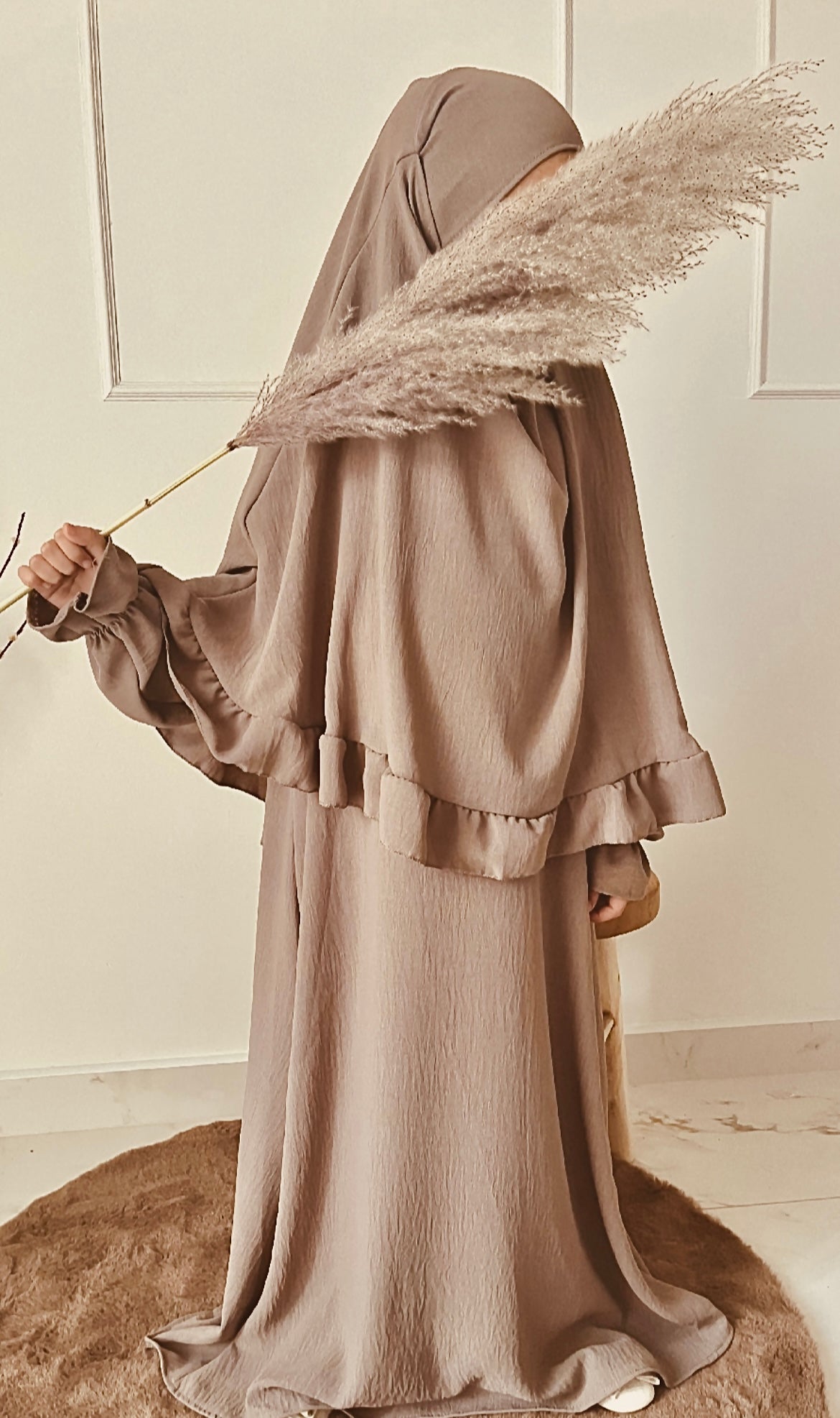 Khimaar Set | Kids | Caramel Beige