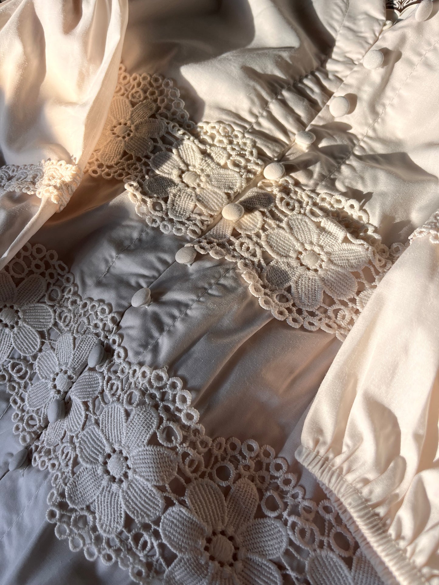 Flower Dress | Ivory Cotton