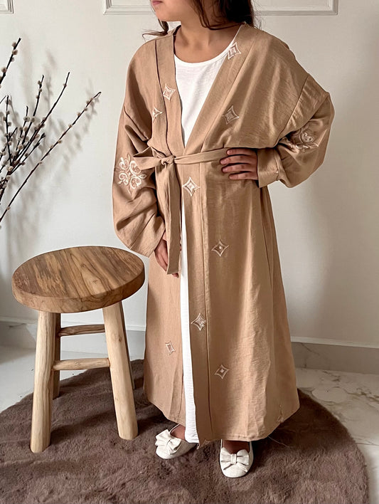 Yara 2-piece Kimono | Beige