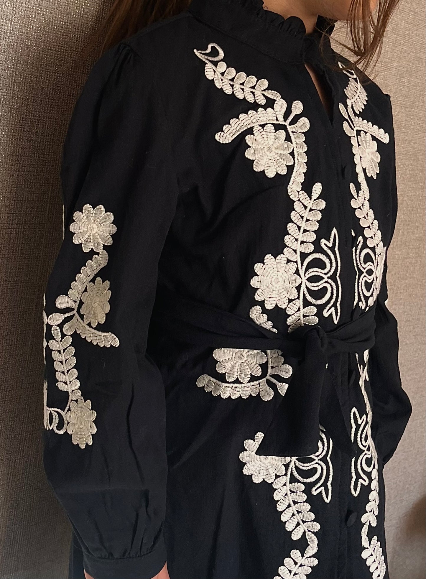 Senna Blouse | Noir Cotton