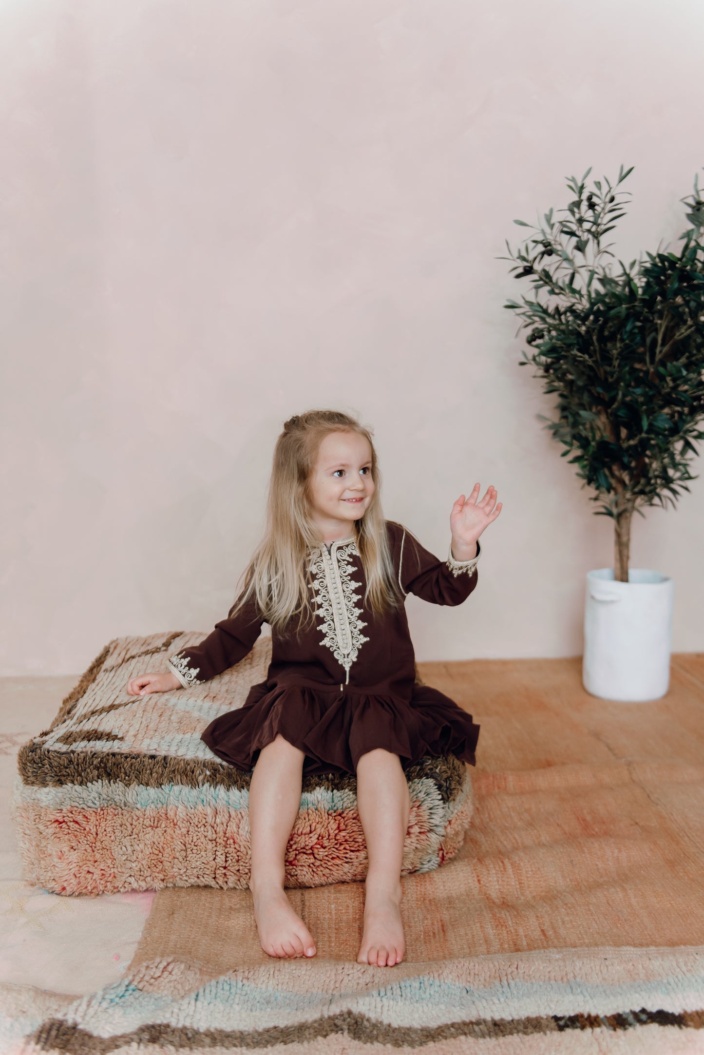 Celia Dress | Chocolate Brown