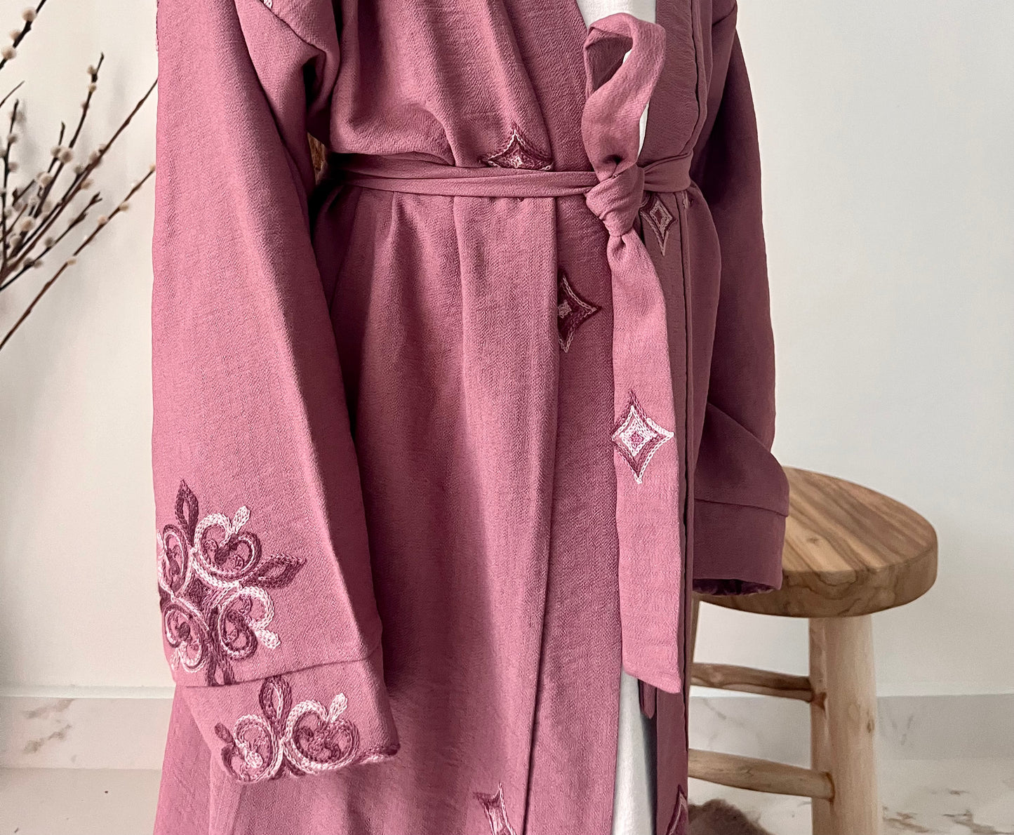 Yara 2-piece Kimono | Mauve