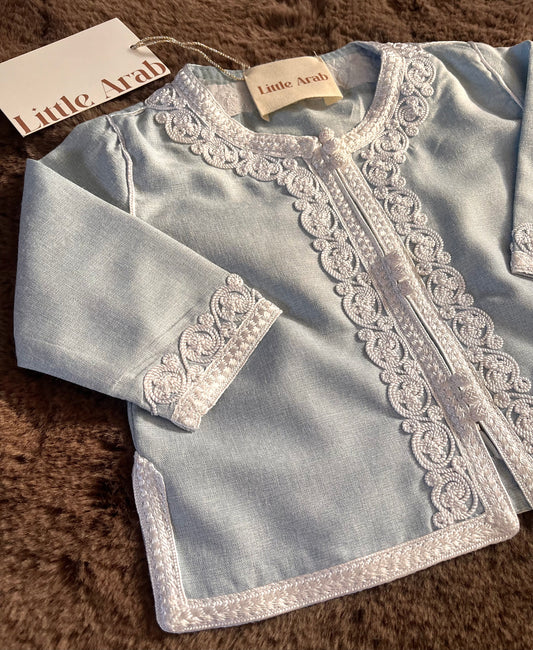 Nouri Jabador | Blue Linnen Cotton