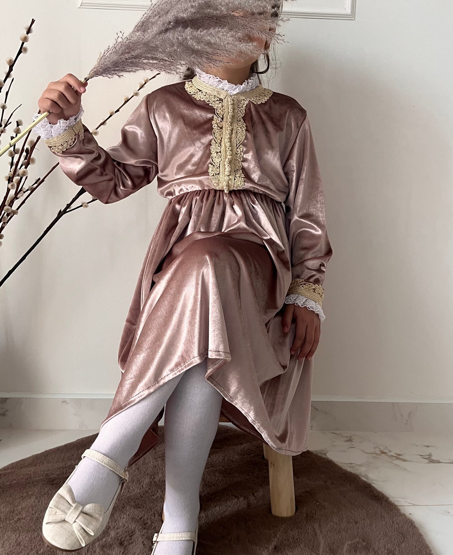 Lina dress | Velvet Beige