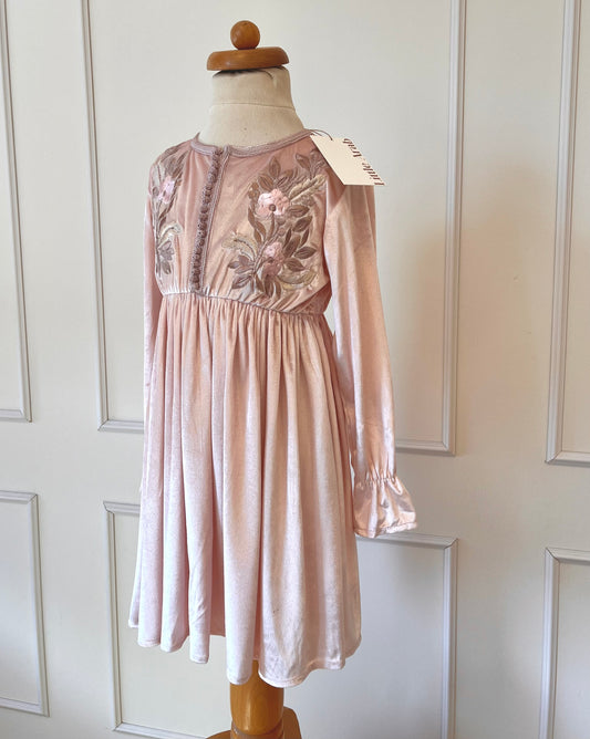 Elissa Dress | Velvet Blush