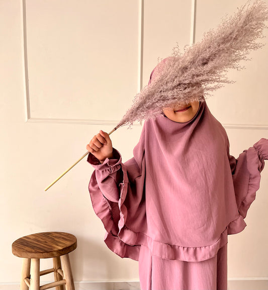Khimaar Set | Kids | Mauve