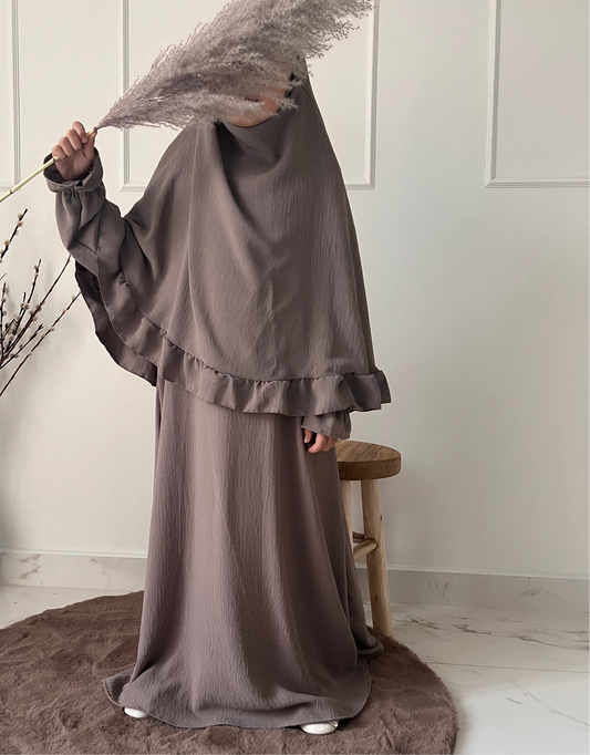 Khimaar Set | Kids | Taupe
