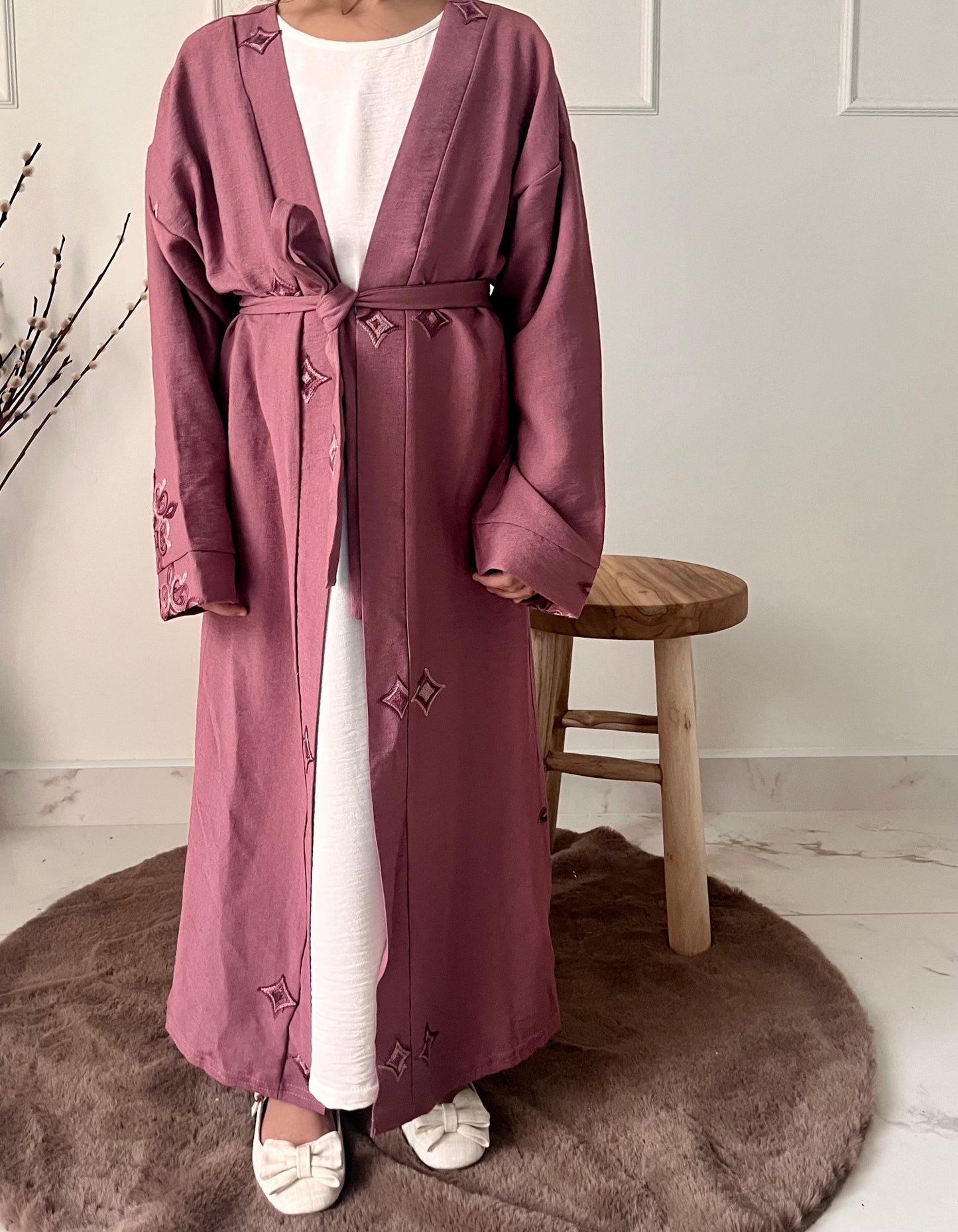 Yara 2-piece Kimono | Mauve