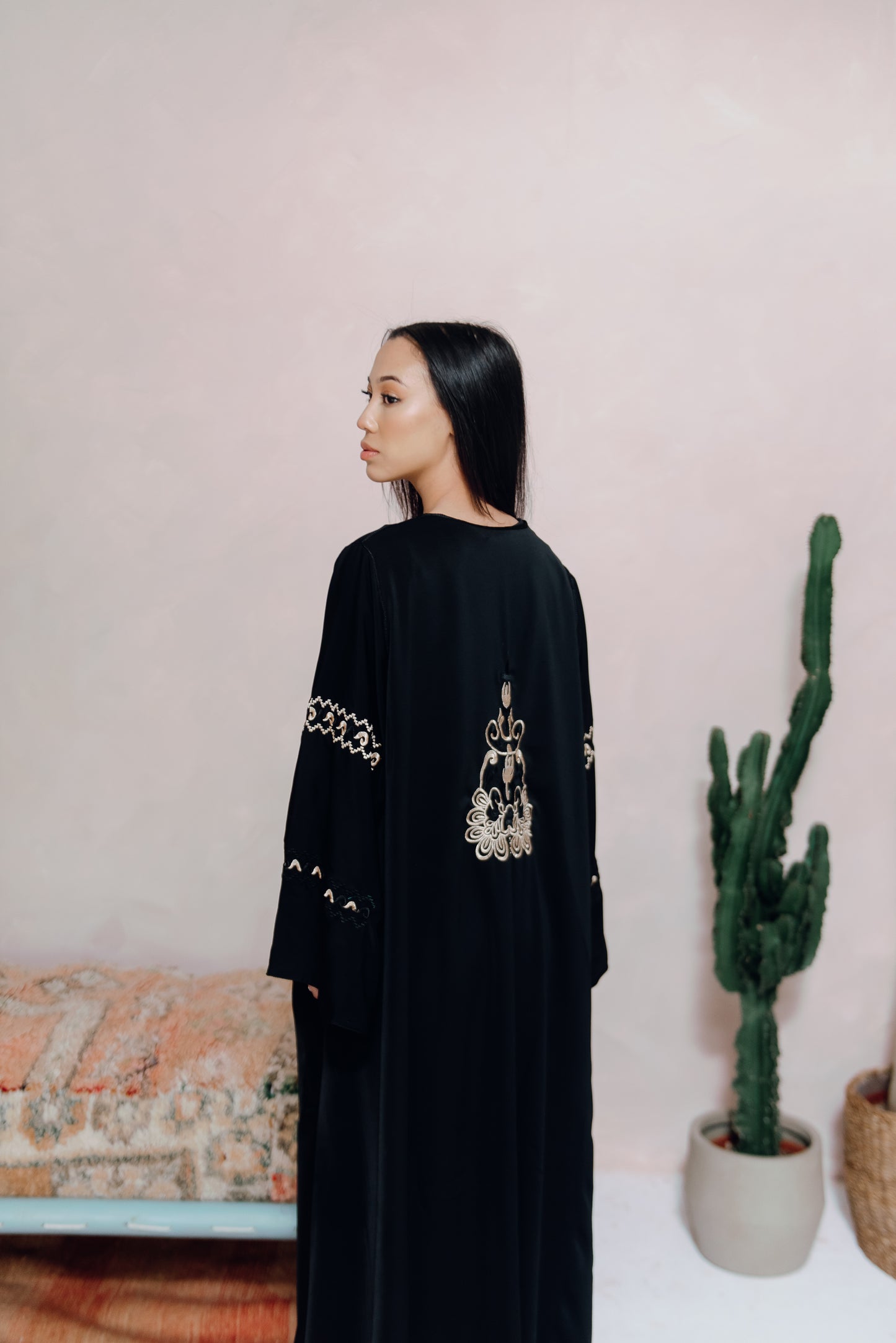 Layla Dress | Golden Noir