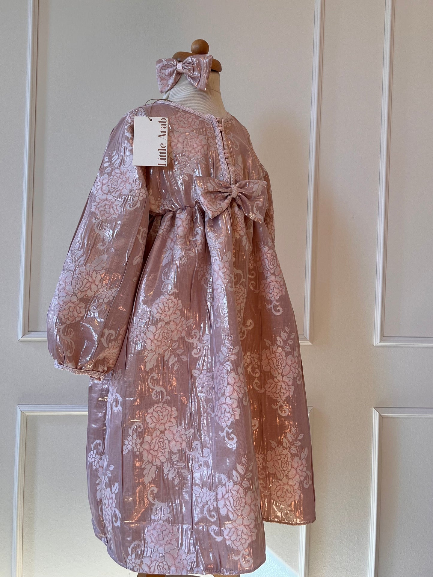 Eleysa Dress | Glitter Pink