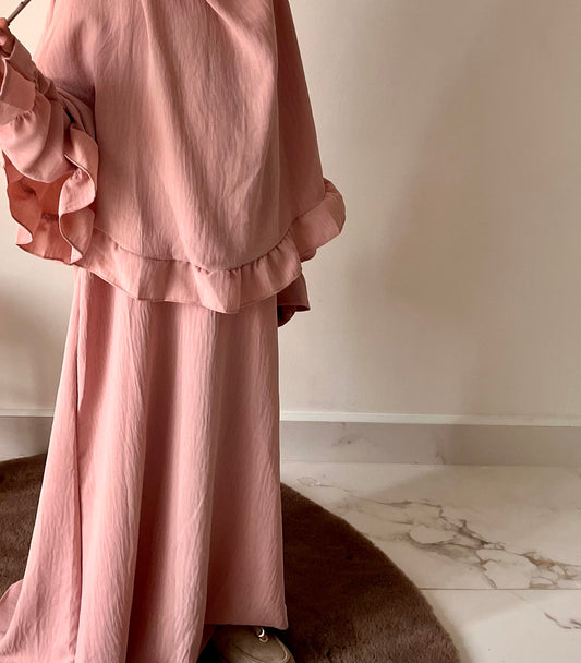 Khimaar Set | Kids | Soft Pink