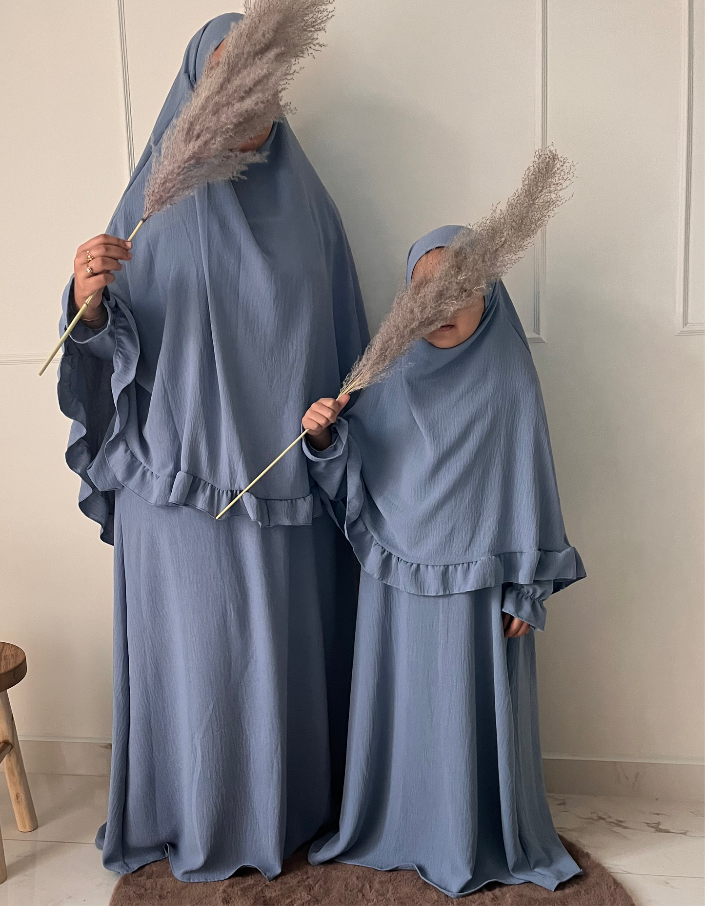 Khimaar Set | Kids | Jeans Blue