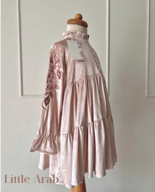 Ameerah Dress | Velvet Beige