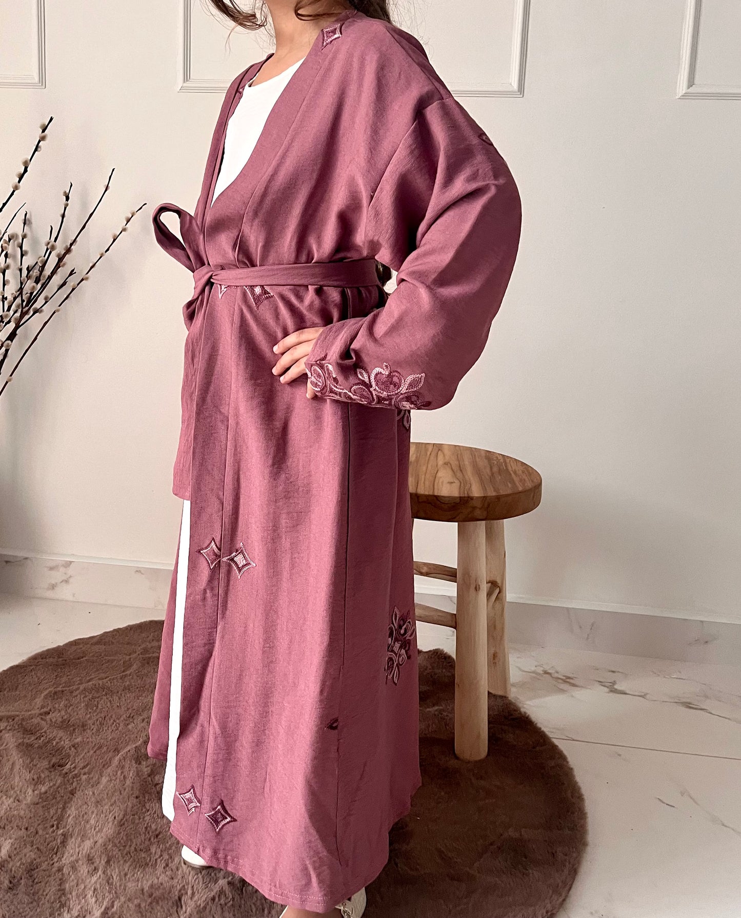 Yara 2-piece Kimono | Mauve