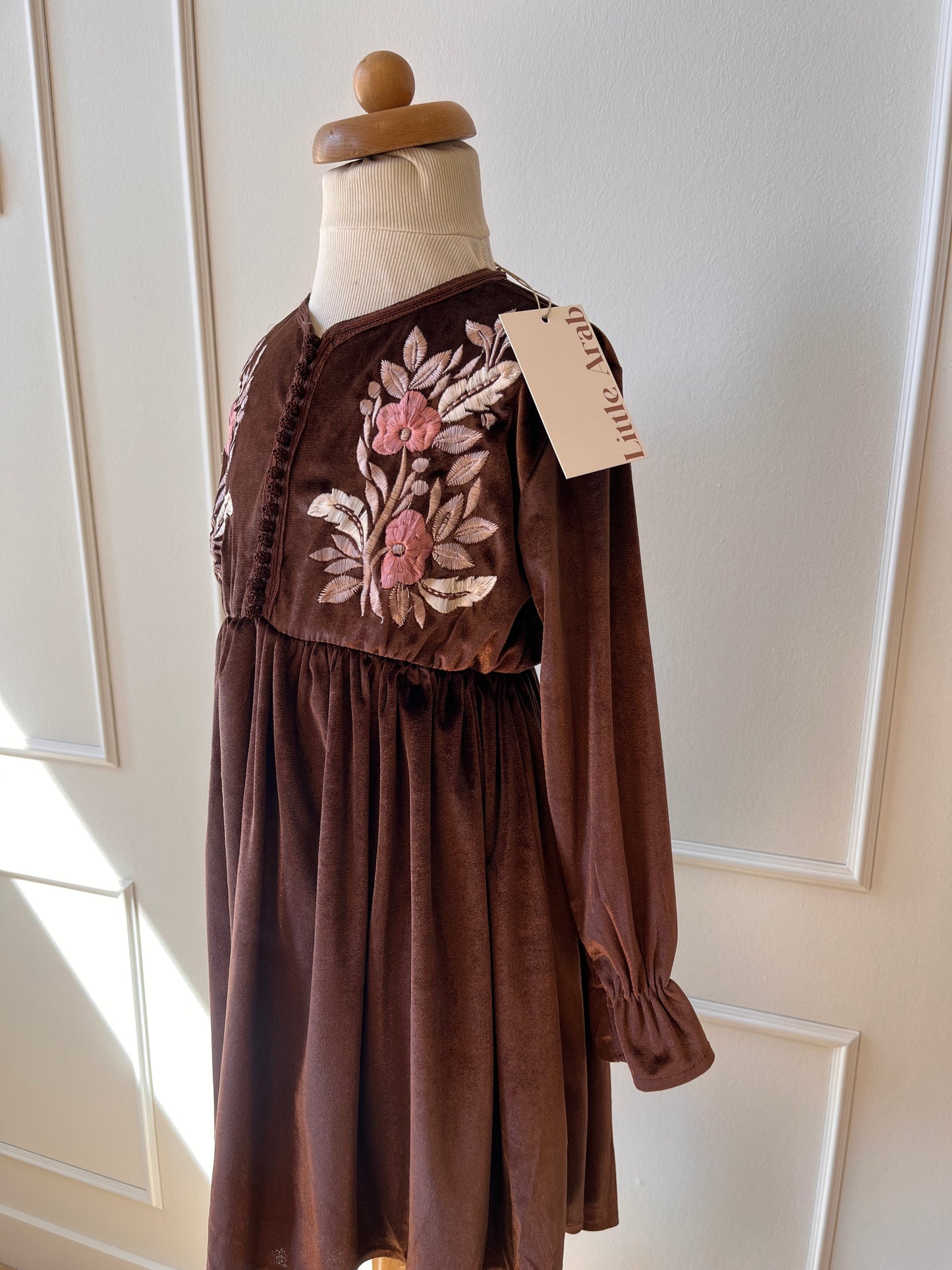 Elissa Dress | Velvet Brown