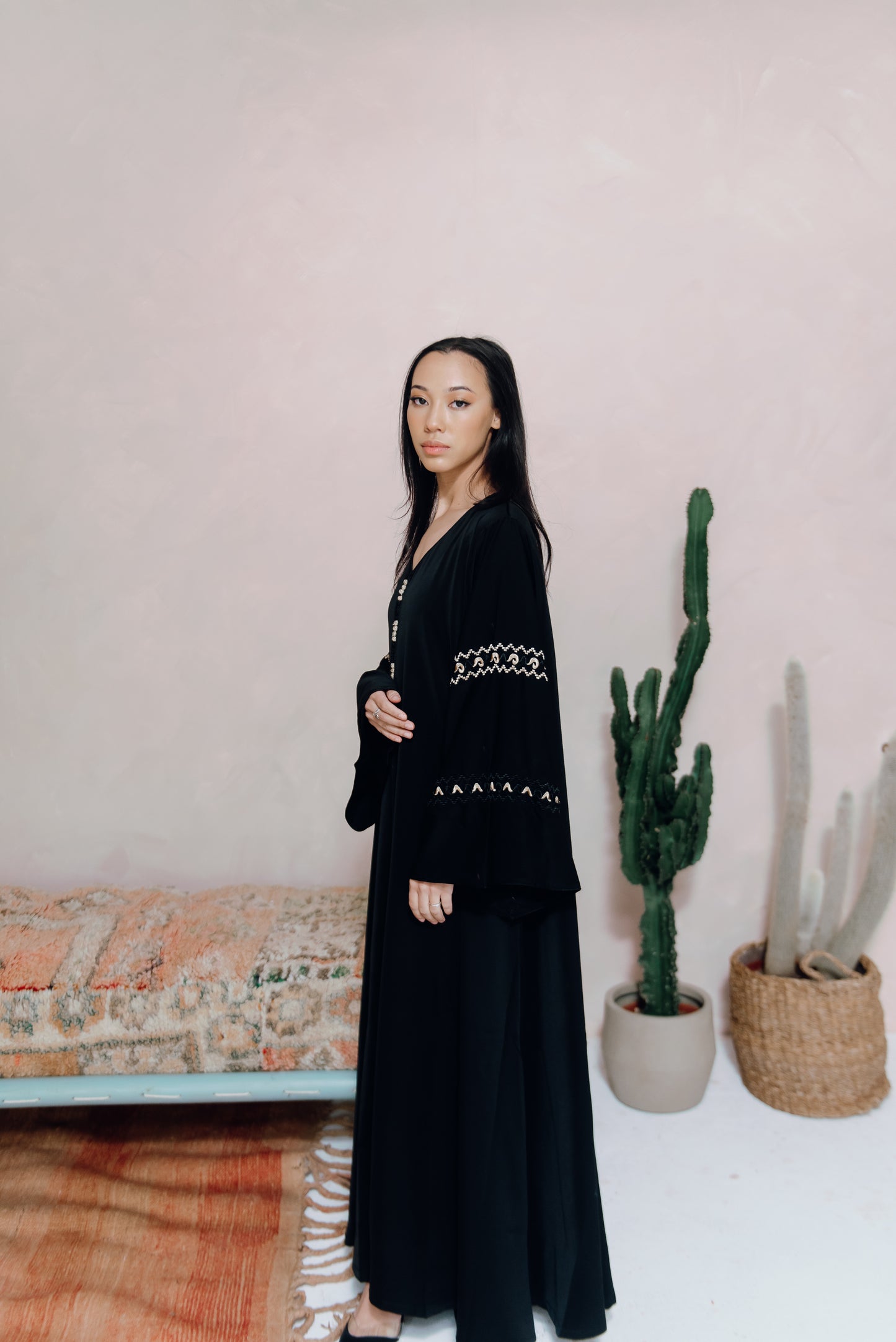 Layla Dress | Golden Noir