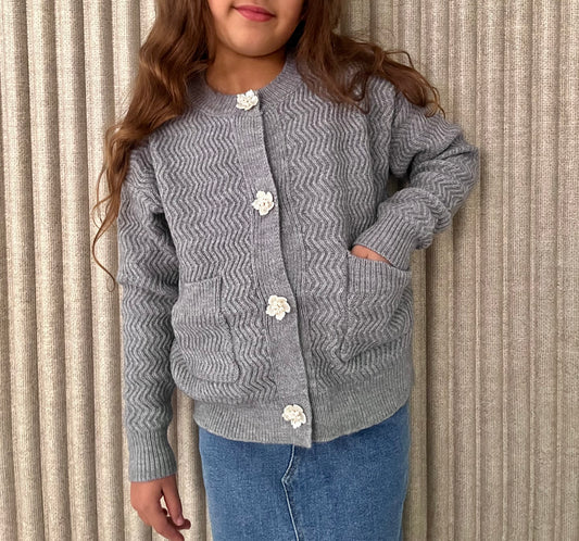 Ela | Gardigan | Grey