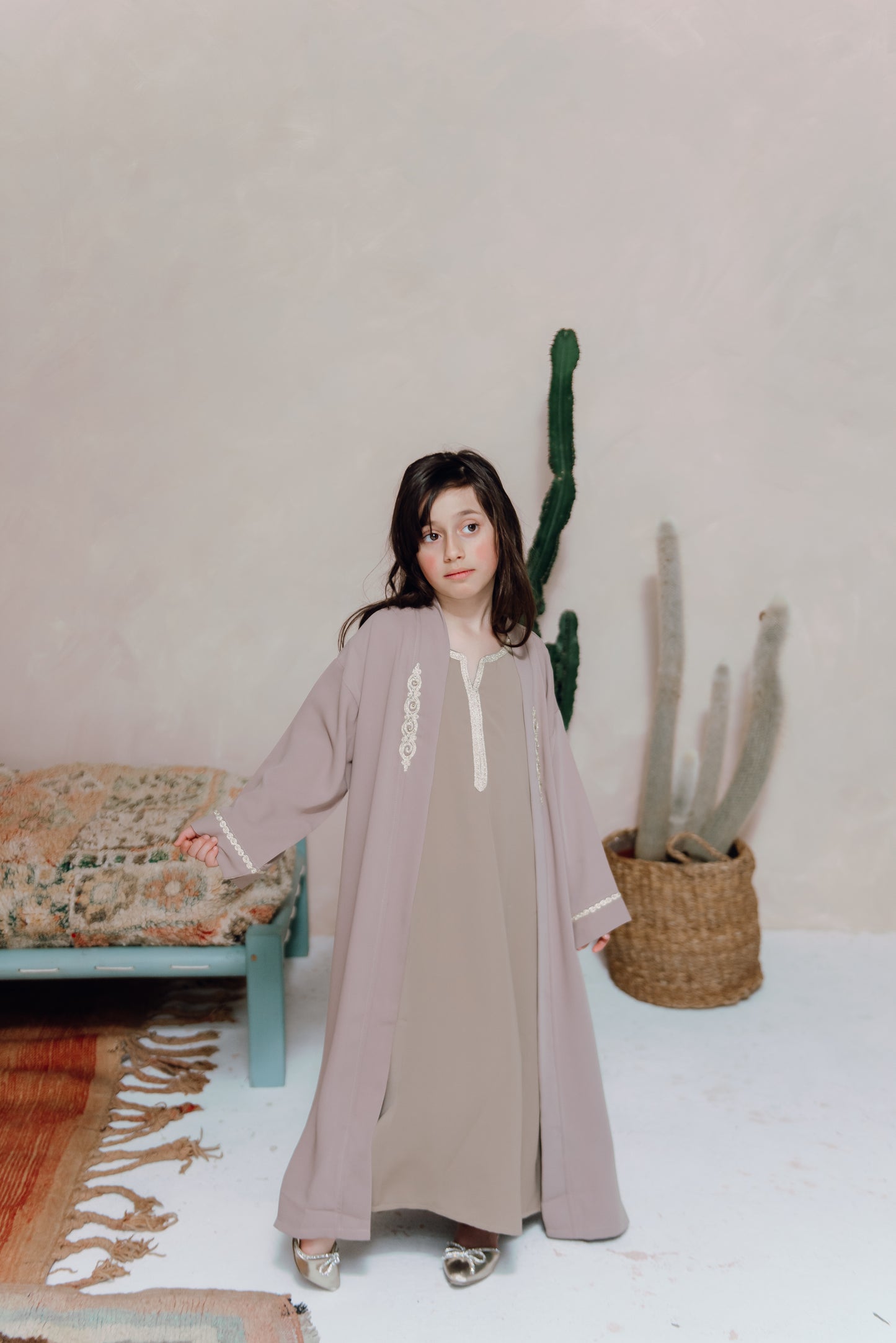 Lila Kimono | Golden Sand | Kids