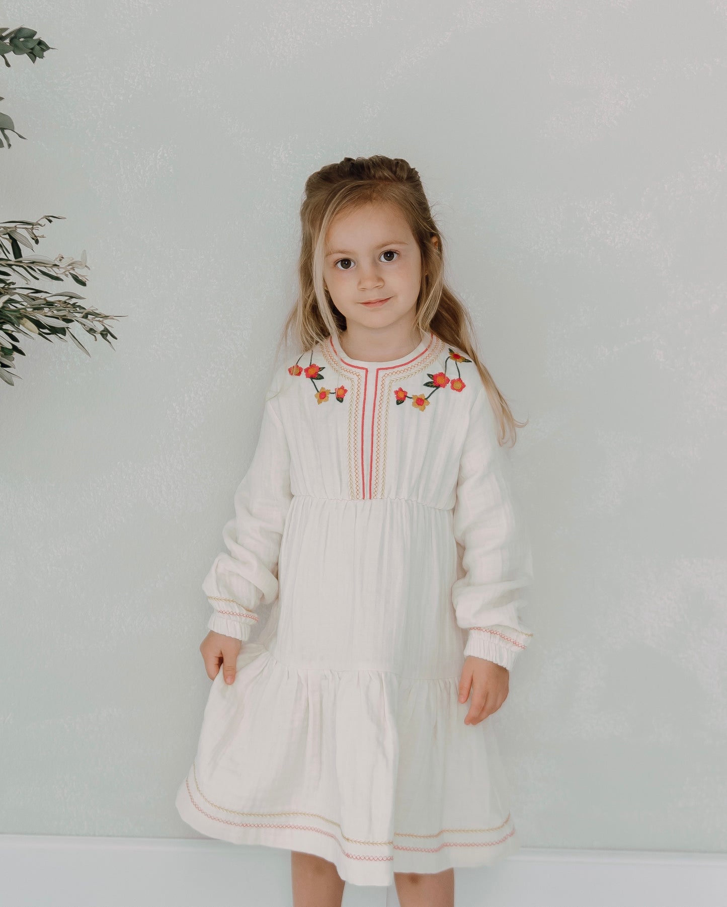 Layli Dress | Vanilla White